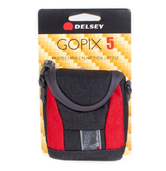 Pokrowiec Delsey Gopix 5 czerwony -na kompakty/akcesoria (wym. wew. 10x7.5x4cm)