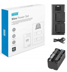 Zestaw ładowarka dwukanałowa Newell DL-USB-C i akumulator NP-F770 do Sony
