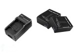 ZESTAW 2x Akumulator Li-Ion Newell AHDBT-301 1050mAh + Ładowarka procesorowa Newell do Gopro Hero3