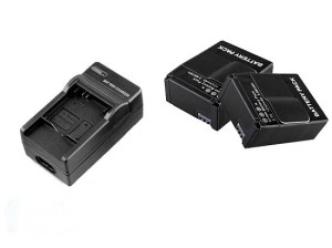 ZESTAW 2x Akumulator Li-Ion Newell AHDBT-301 1050mAh + Ładowarka procesorowa Newell do Gopro Hero3