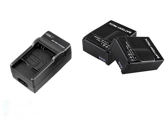 ZESTAW 2x Akumulator Li-Ion Newell AHDBT-301 1050mAh + Ładowarka procesorowa Newell do Gopro Hero3