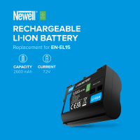 Akumulator Newell Plus zamiennik EN-EL15 do Nikon 2600mAh