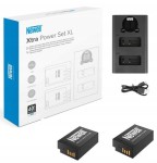 Zestaw ładowarka dwukanałowa Newell DL-USB-C i 2 x akumulator LP-E17 do Canon