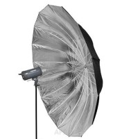 Parasola studyjny srebrny 150 cm 