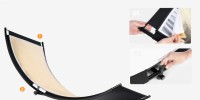 Blenda zakrzywiona K&F Concept U-Shape 4w1 - 180x60 cm