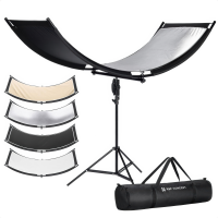 Blenda zakrzywiona K&F Concept U-Shape 4w1 - 180x60 cm