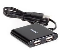 Hub Hama USB-2.0, 4 porty 480Mbit/s