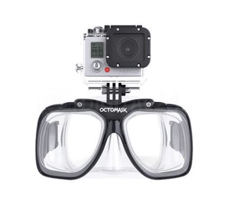 Maska nurkowa Octomask Standard Clear do GoPro 102 (uszkodzone mocowanie)