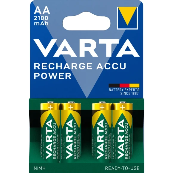 Akumulatorki Varta Ready2use R6 AA Ni-MH 2100 mAh - 4 sztuki