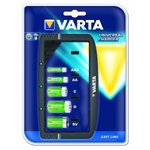 Uniwersalna ładowarka Varta do AA, AAA, C (R14), D (R20) i 9V NiCd i NiMH 