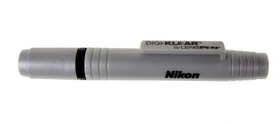 Oryginalny pędzelek ze sztyftem pen NIKON srebrny