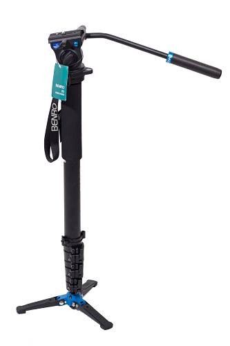 Monopod Benro A48F + głowica Benro S2 + stopka Benro ST-1