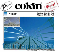 Filtr Cokin P123F połówkowy niebieski B2 Full systemu Cokin P 