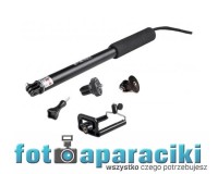 Monopod POWERBEE GEP110 do GoPro + uchwyt do aparatu adapter 1/4"
