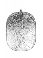 Blenda 2w1 biało-srebrna Quantuum 120x180cm