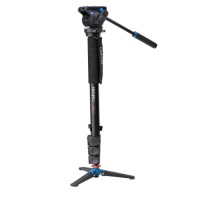 Monopod Benro A48F + głowica S4 + nóżki ST-1