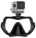 Maska nurkowa Octomask Frameless Black 201 do GoPro (uszkodzone mocowanie)