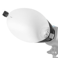 Czasza do oświetlenia tła Quadralite biała 