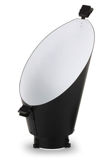 Czasza do oświetlenia tła Quadralite biała 