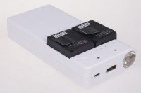 NEWELL Ładowarka/Power Bank Dual Power GP3 do GOPRO Hero3/3+ biała + akumulatorki Newell AHDBT-301