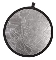 Blenda 2w1 kołowa złoto srebrna 60cm