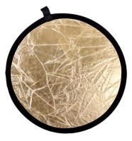 Blenda 2w1 kołowa złoto srebrna 60cm