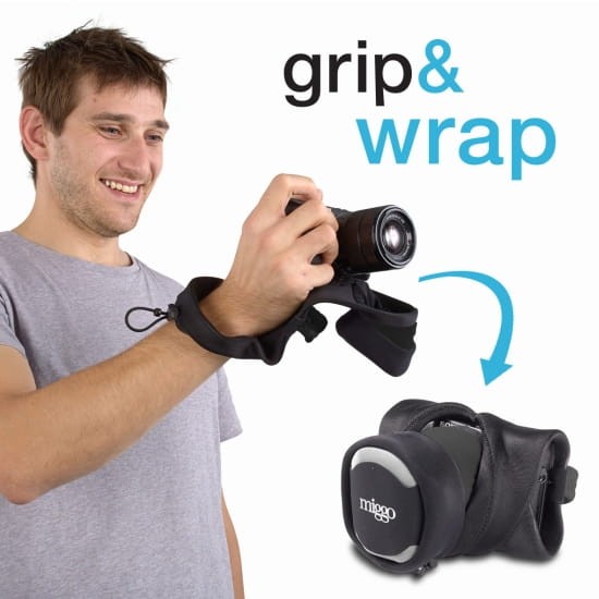 Pasek / pokrowiec Miggo Grip&Wrap Mirrorless CSC BK30 czarny