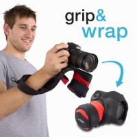 Pasek / pokrowiec Miggo Grip&Wrap DSLR BR70 czarno-czerwony