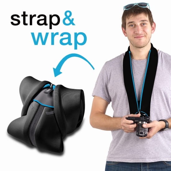 Pasek / pokrowiec Miggo Strap&Wrap CSC BB50 czarno-niebieski