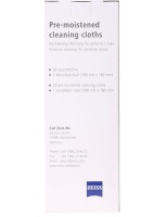 Carl Zeiss  chusteczki + ściereczka z mikrofibry do czyszczenia optyki (Pre-Moistened Cleaning Cloths 2096-687)