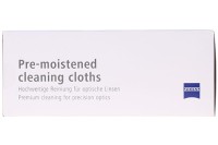 Carl Zeiss  chusteczki + ściereczka z mikrofibry do czyszczenia optyki (Pre-Moistened Cleaning Cloths 2096-687)