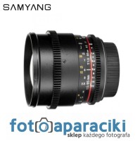Obiektyw Samyang 85mm T1.5 IF AS UMC VDSLR do Sony E