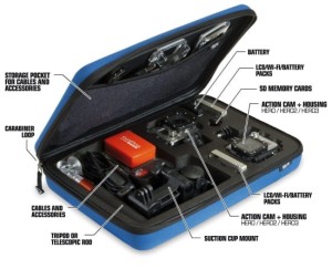 SP Gadgets - pokrowiec do kamer GoPro Large niebieski #52041