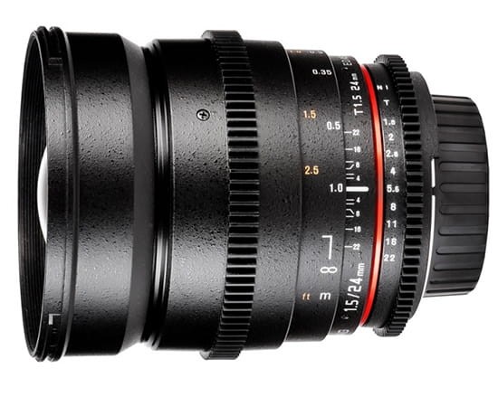 Obiektyw Samyang 24 mm T1.5 ED AS IF UMC VDSLR do Sony E 