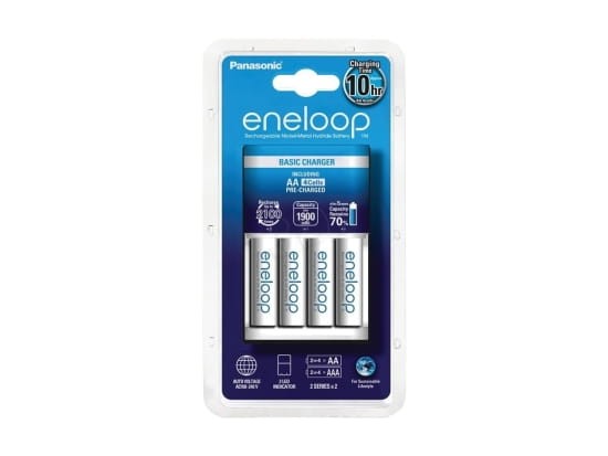 Ładowarka Panasonic Eneloop BQ-CC18 + 4szt. Eneloop AA 1900mAh