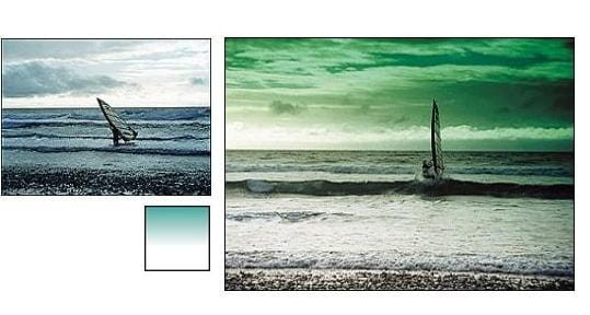 Filtr połówkowy Cokin P130 Gradual Emerald E1