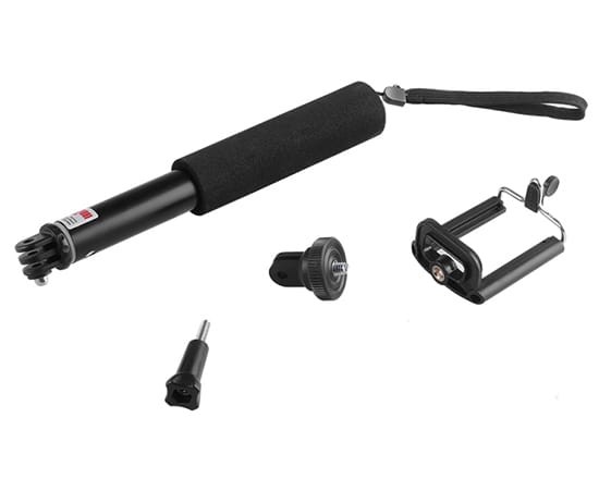 Monopod POWERBEE GEP070 do GoPro + uchwyt do aparatu adapter 1/4"