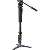 Monopod Benro A38FDS2 z głowicą S2 i nóżkami + pokrowiec GRATIS