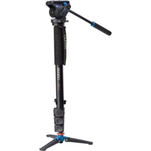 Monopod Benro A48FDS4 z głowicą S4 i nóżkami + pokrowiec GRATIS