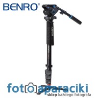 Monopod Benro A48FDS6 z głowicą S6 i nóżkami + pokrowiec GRATIS
