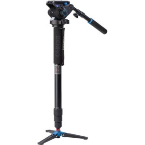Monopod Benro A48TDS6 z nóżkami i głowicą video S6 + pokrowiec GRATIS