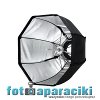 Softbox parasolkowy 50cm octagonalny do lamp aparatowych - reporterski