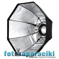 Softbox parasolkowy 60cm oktagonalny do lamp aparatowych - reporterski mocowanie reporterskie