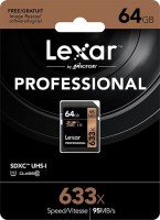 Karta pamięci Lexar SDXC 64GB 633x 95MB/s 4K UHS-I U1