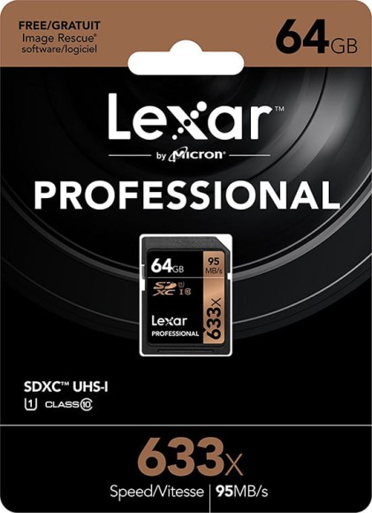 Karta pamięci Lexar SDXC 64GB 633x 95MB/s 4K UHS-I U1