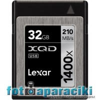 Karta Lexar XQD 32GB 210MB/s 1400x Professional