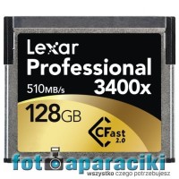 Karta pamięci Lexar CFast 2.0 128GB 3400x 510MB/s