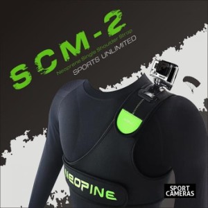 Szelki SCM-2 uchwyt naramienny NEOPINE do kamer sportowych GoPro Hero5 2/ 3/ 3+/ 4 GP223