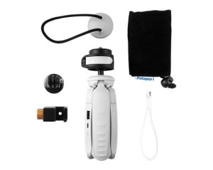 Statyw Fotopro - X-POD Powerbank biały