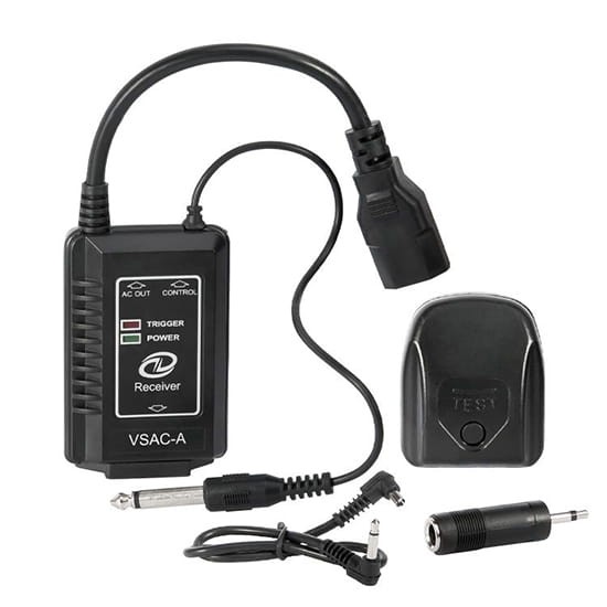 Radiowy wyzwalacz lamp studyjnych VSAC-A komplet 1-kanałowy sieciowy 